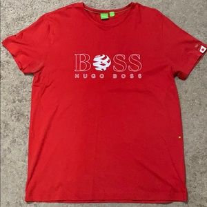 Men’s Hugo Boss Red T-Shirt XL
